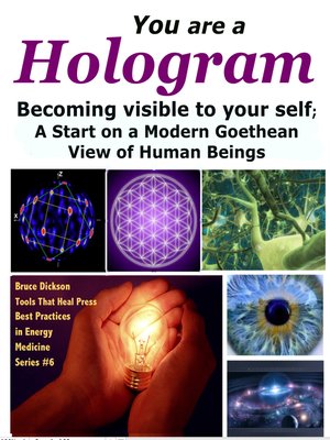cover image of You Are a Hologram Becoming Visible to Your Self; a Start on a Modern Goethean View of Human Beings